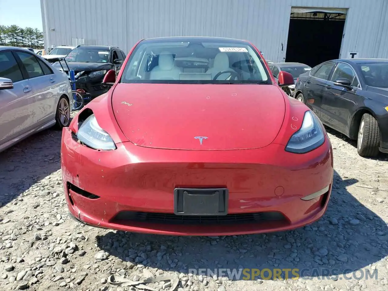 5 Фотография поврежденного автомобиля 5YJYGAEE6MF264727 TESLA MODEL Y 2021