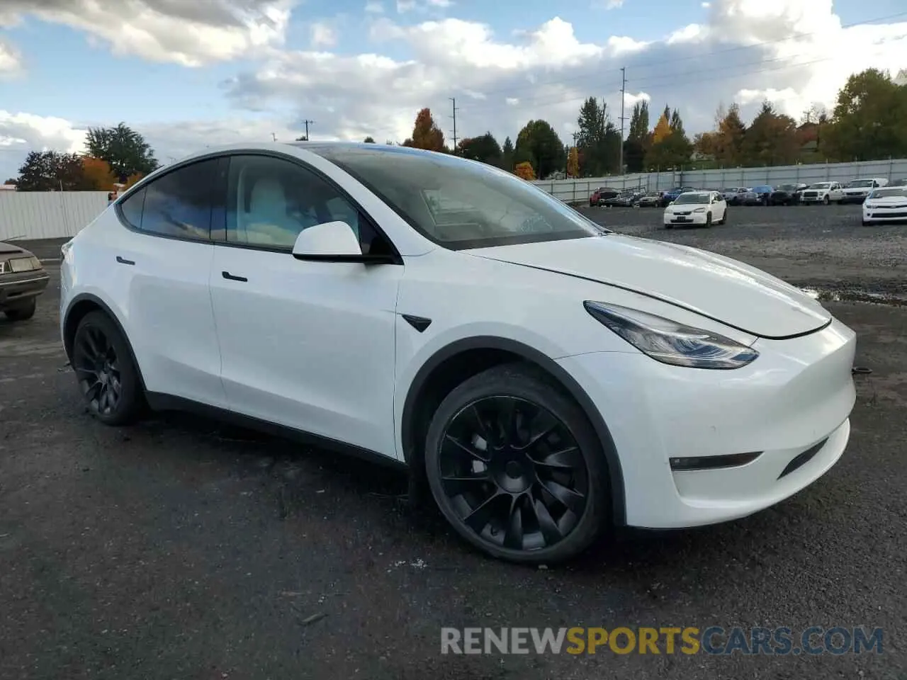 4 Фотография поврежденного автомобиля 5YJYGAEE6MF293452 TESLA MODEL Y 2021