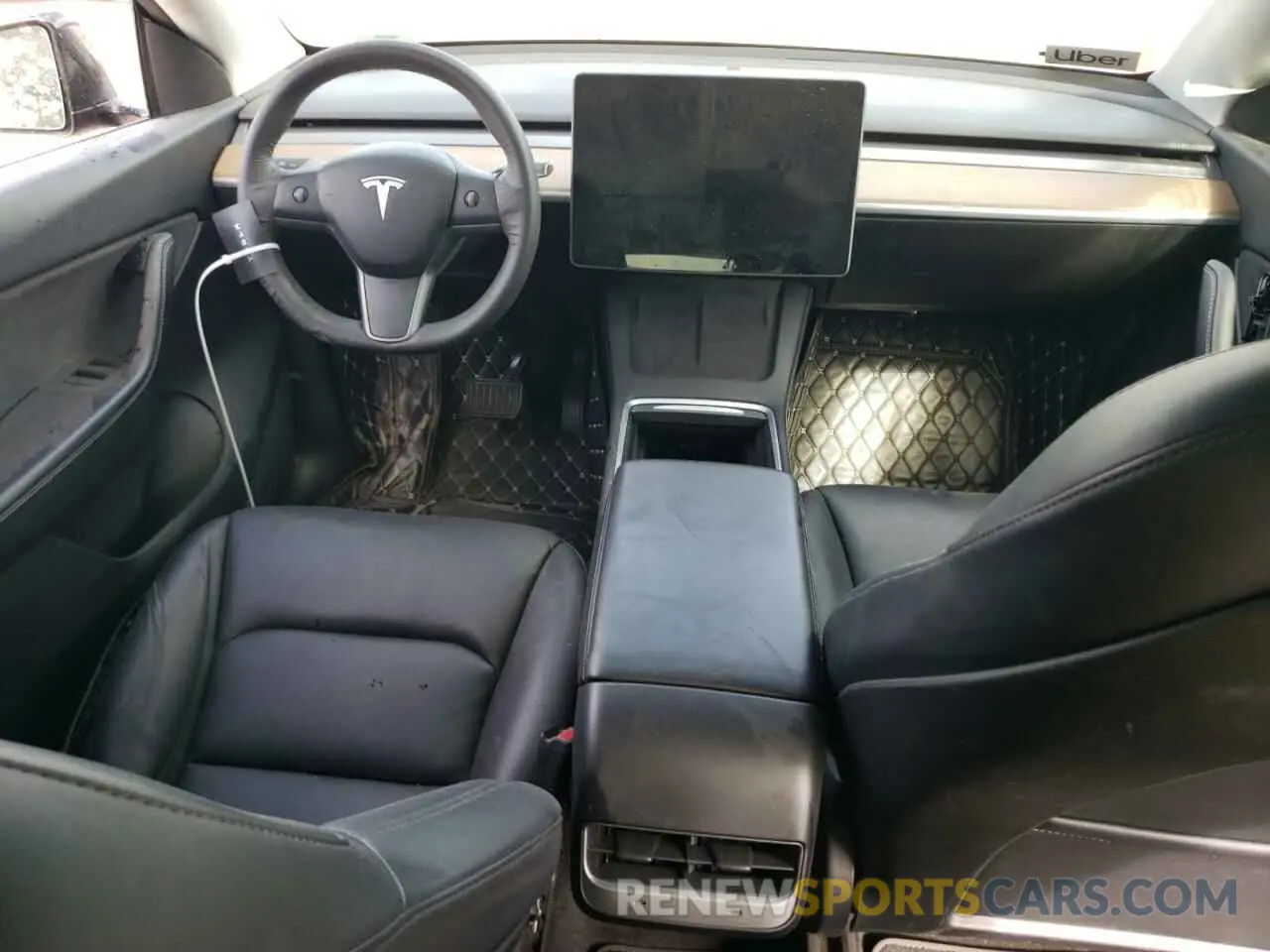 8 Фотография поврежденного автомобиля 5YJYGAEE7MF260881 TESLA MODEL Y 2021