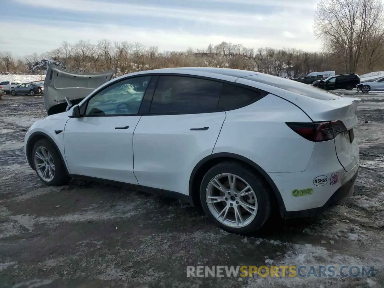 2 Фотография поврежденного автомобиля 5YJYGAEE7MF281875 TESLA MODEL Y 2021