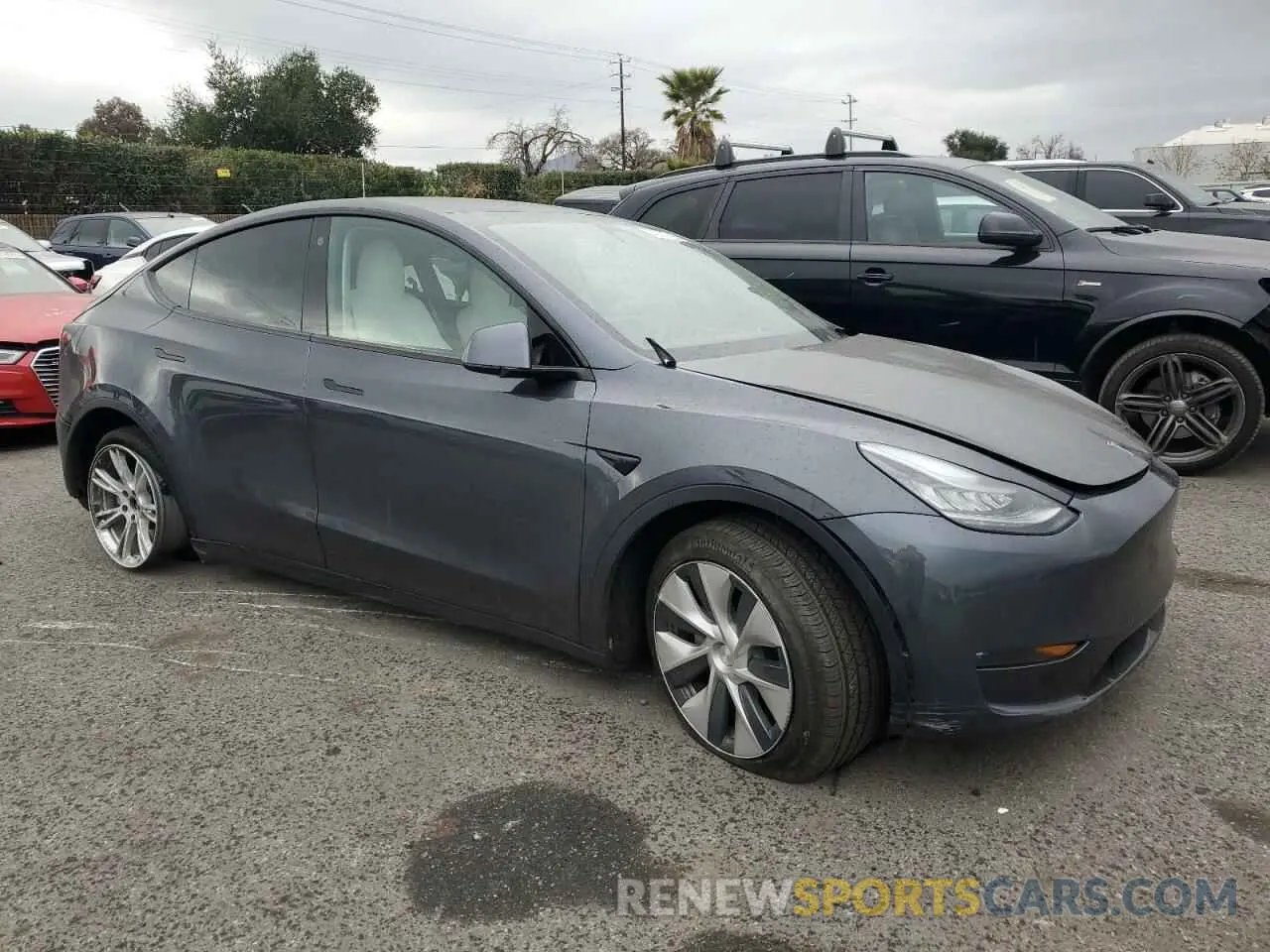 4 Фотография поврежденного автомобиля 5YJYGAEE8MF138434 TESLA MODEL Y 2021