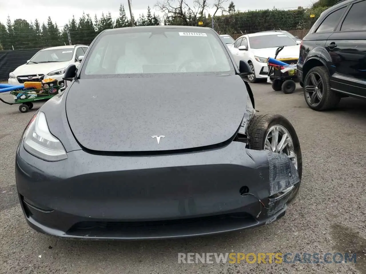 5 Фотография поврежденного автомобиля 5YJYGAEE8MF138434 TESLA MODEL Y 2021