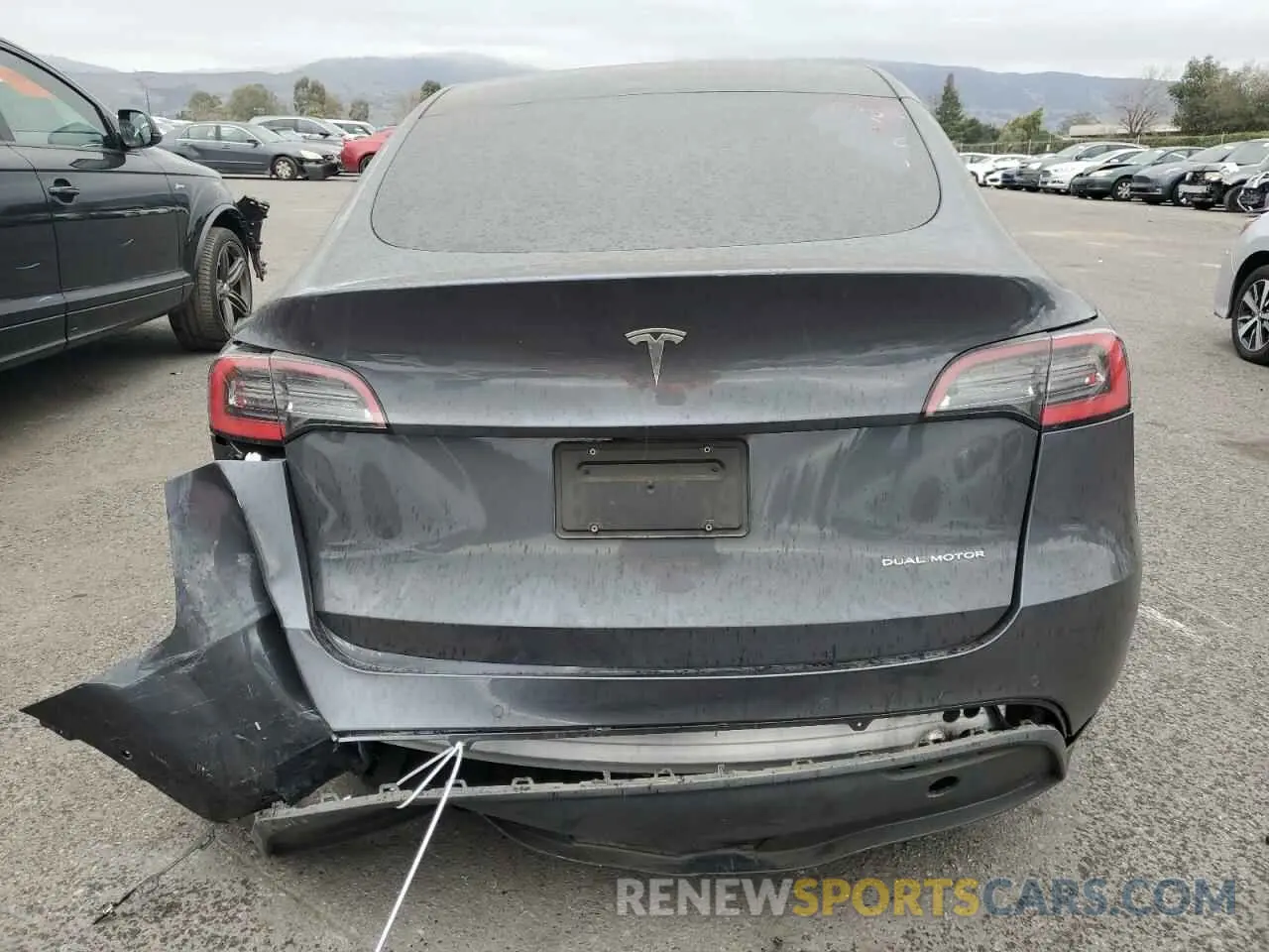 6 Фотография поврежденного автомобиля 5YJYGAEE8MF138434 TESLA MODEL Y 2021