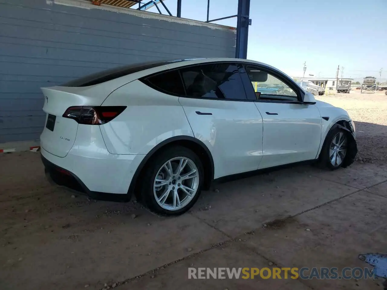 3 Photograph of a damaged car 5YJYGAEE8MF151507 TESLA MODEL Y 2021