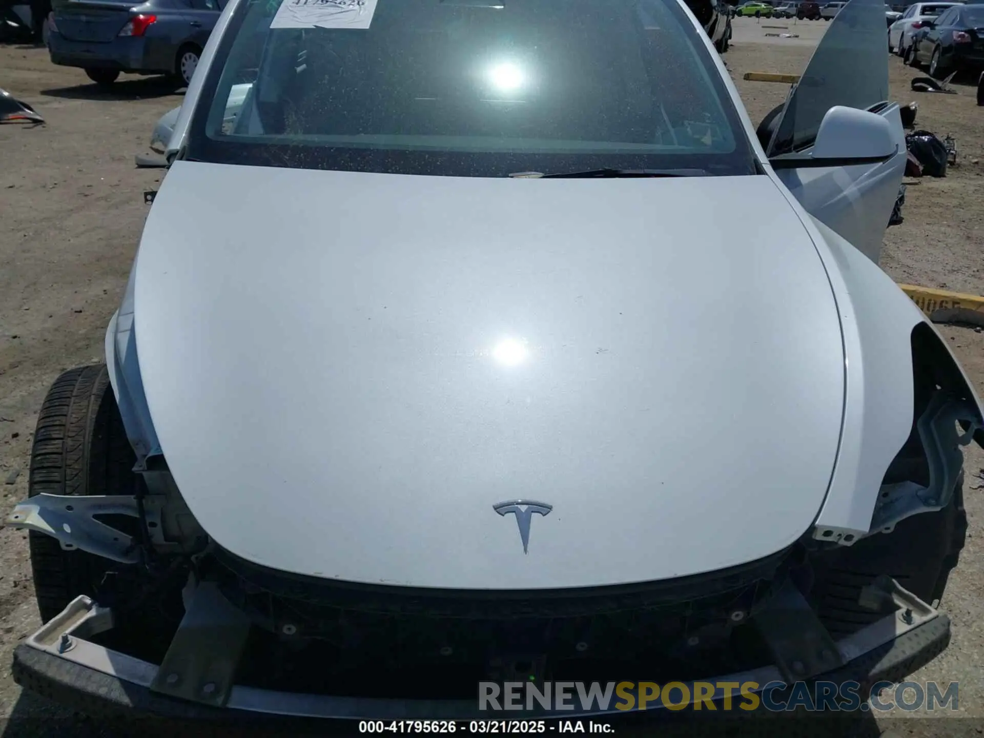 10 Фотография поврежденного автомобиля 5YJYGAEE8MF187987 TESLA MODEL Y 2021