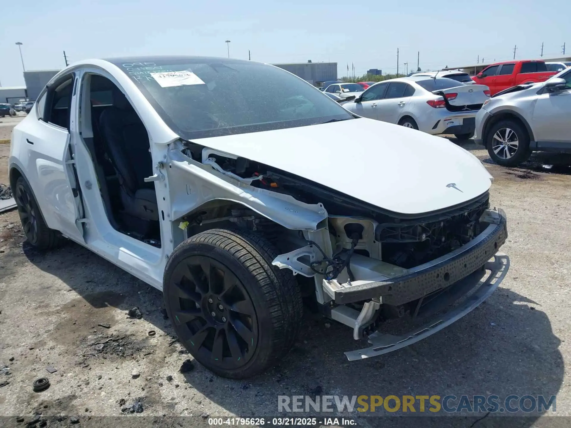 6 Фотография поврежденного автомобиля 5YJYGAEE8MF187987 TESLA MODEL Y 2021