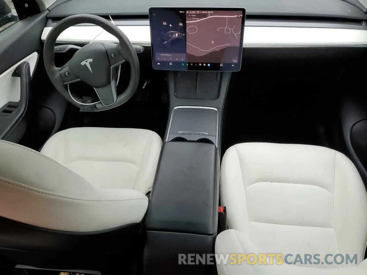 8 Photograph of a damaged car 5YJYGAEE8MF202293 TESLA MODEL Y 2021