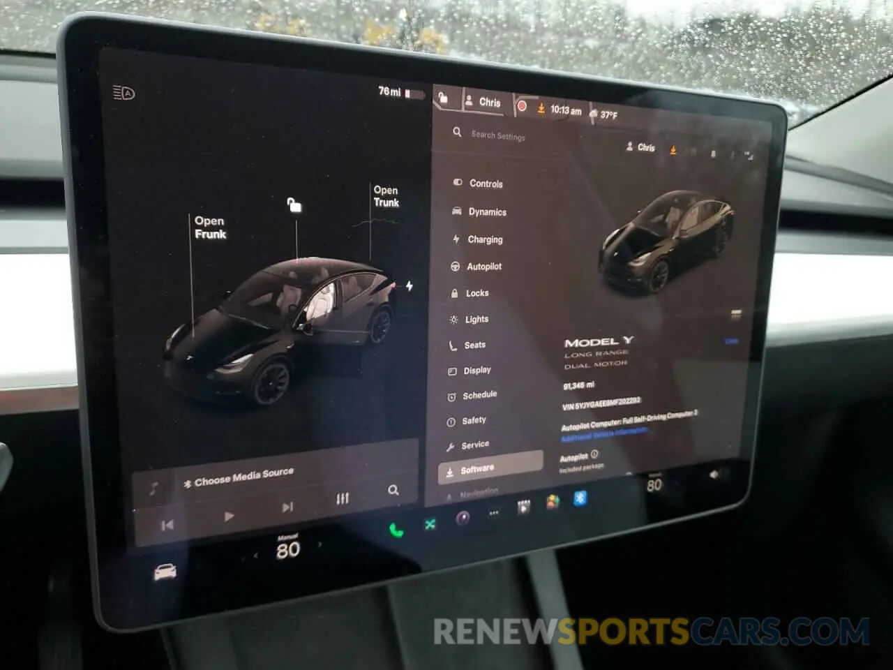 9 Photograph of a damaged car 5YJYGAEE8MF202293 TESLA MODEL Y 2021