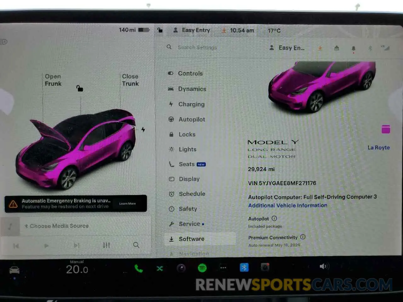 9 Photograph of a damaged car 5YJYGAEE8MF271176 TESLA MODEL Y 2021