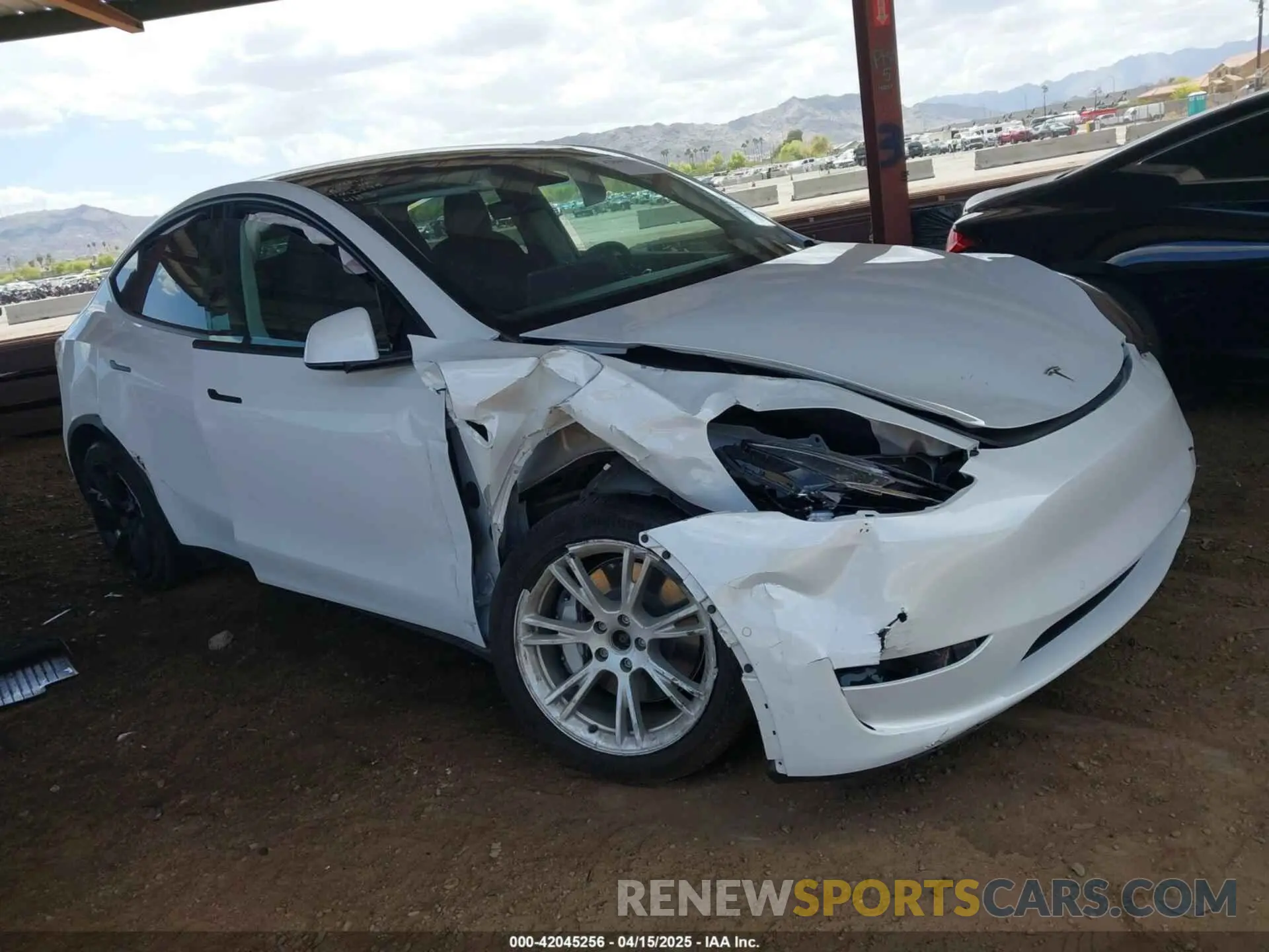 1 Фотография поврежденного автомобиля 5YJYGAEE9MF254113 TESLA MODEL Y 2021
