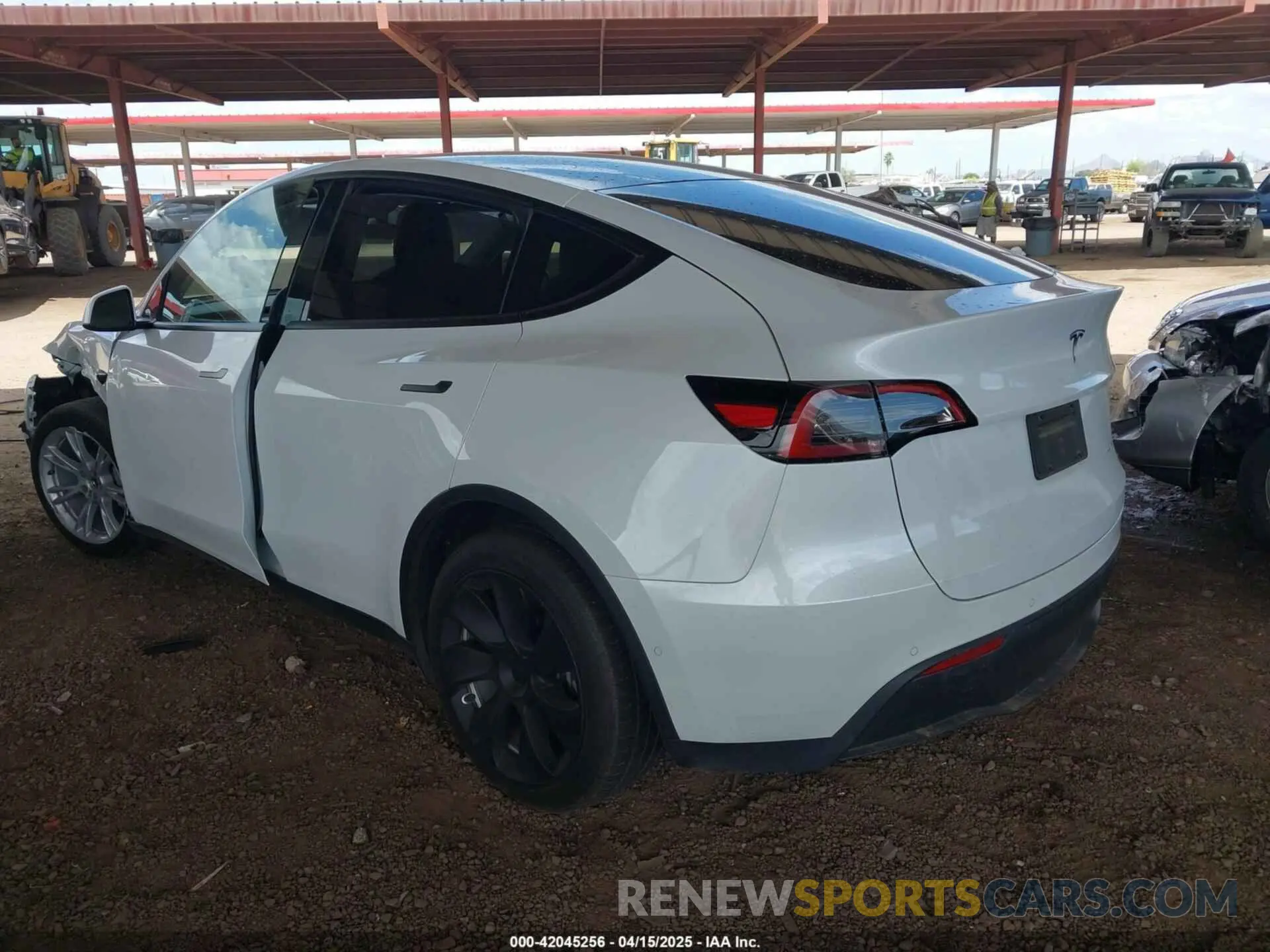 3 Фотография поврежденного автомобиля 5YJYGAEE9MF254113 TESLA MODEL Y 2021