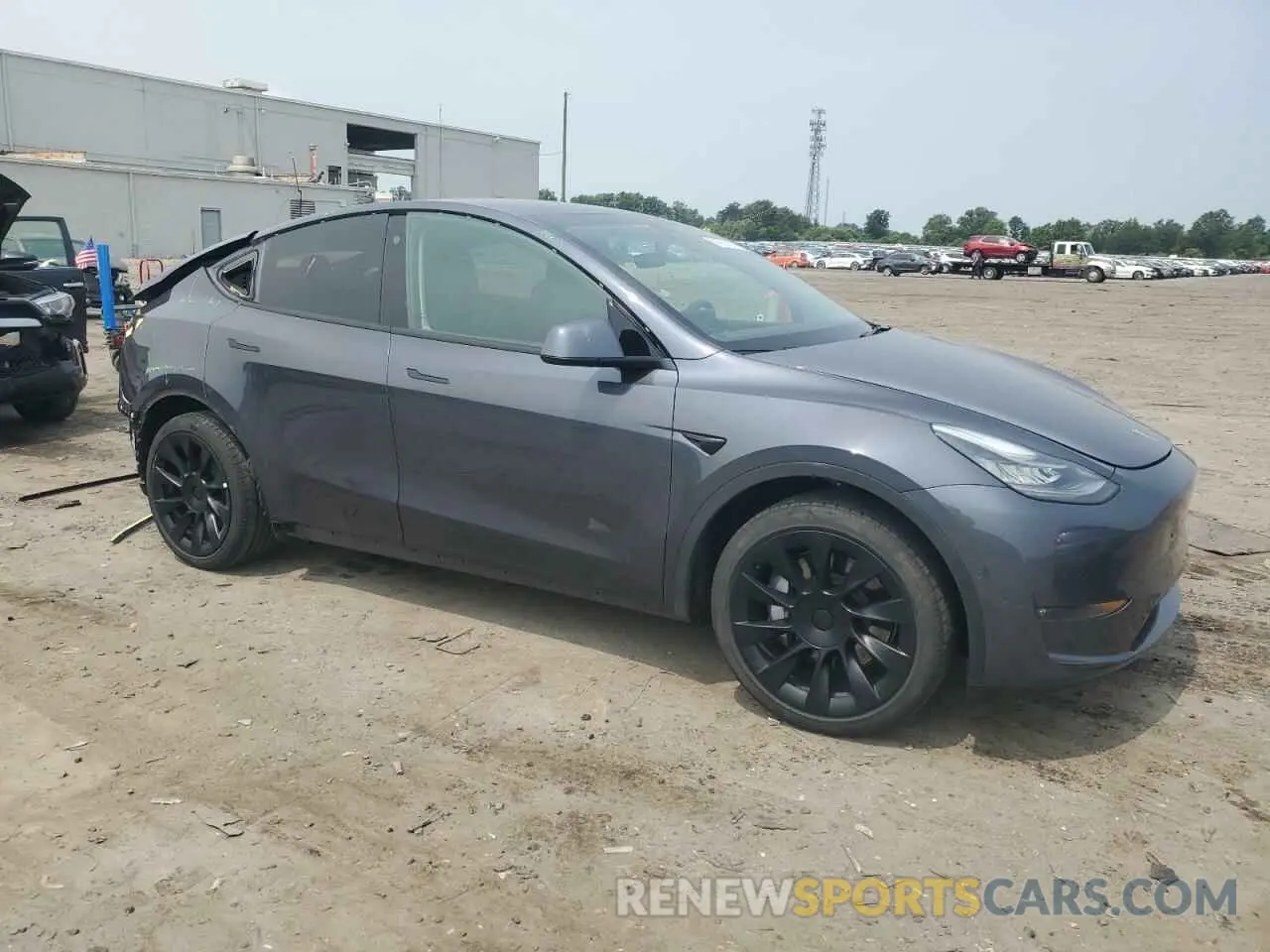 4 Фотография поврежденного автомобиля 5YJYGAEE9MF256444 TESLA MODEL Y 2021