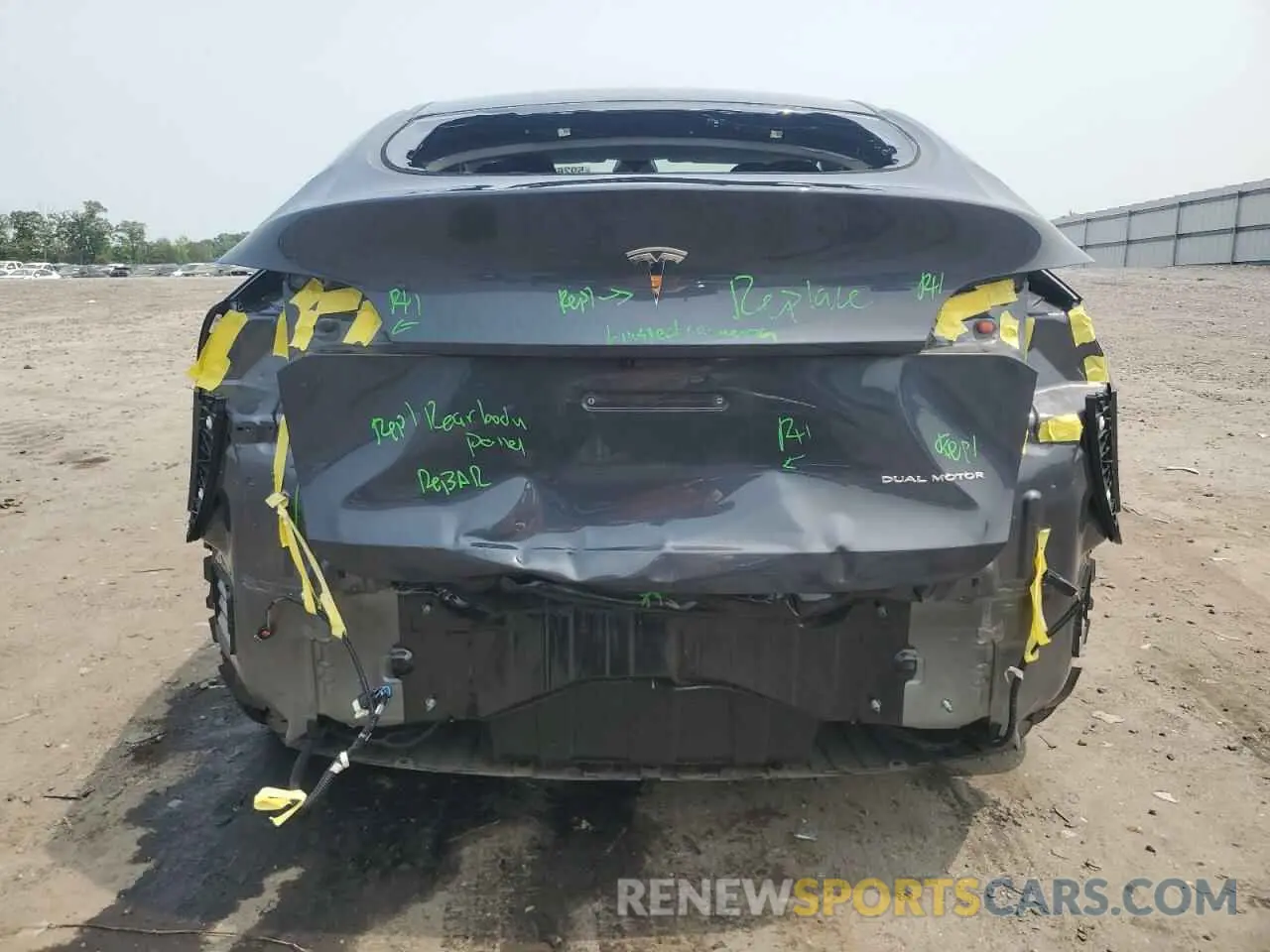 6 Фотография поврежденного автомобиля 5YJYGAEE9MF256444 TESLA MODEL Y 2021