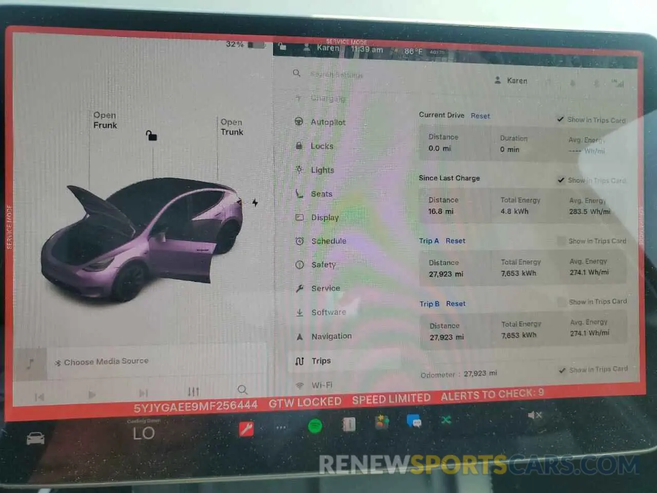 9 Фотография поврежденного автомобиля 5YJYGAEE9MF256444 TESLA MODEL Y 2021