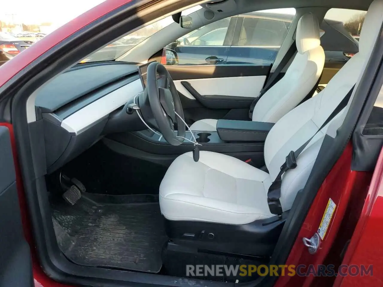 7 Фотография поврежденного автомобиля 5YJYGAEEXMF136832 TESLA MODEL Y 2021