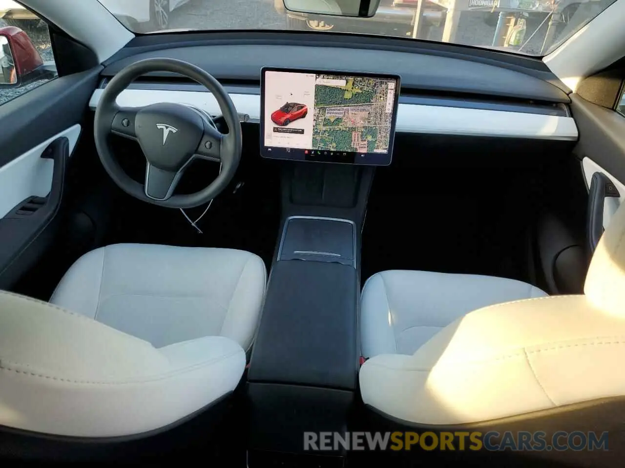 8 Фотография поврежденного автомобиля 5YJYGAEEXMF136832 TESLA MODEL Y 2021
