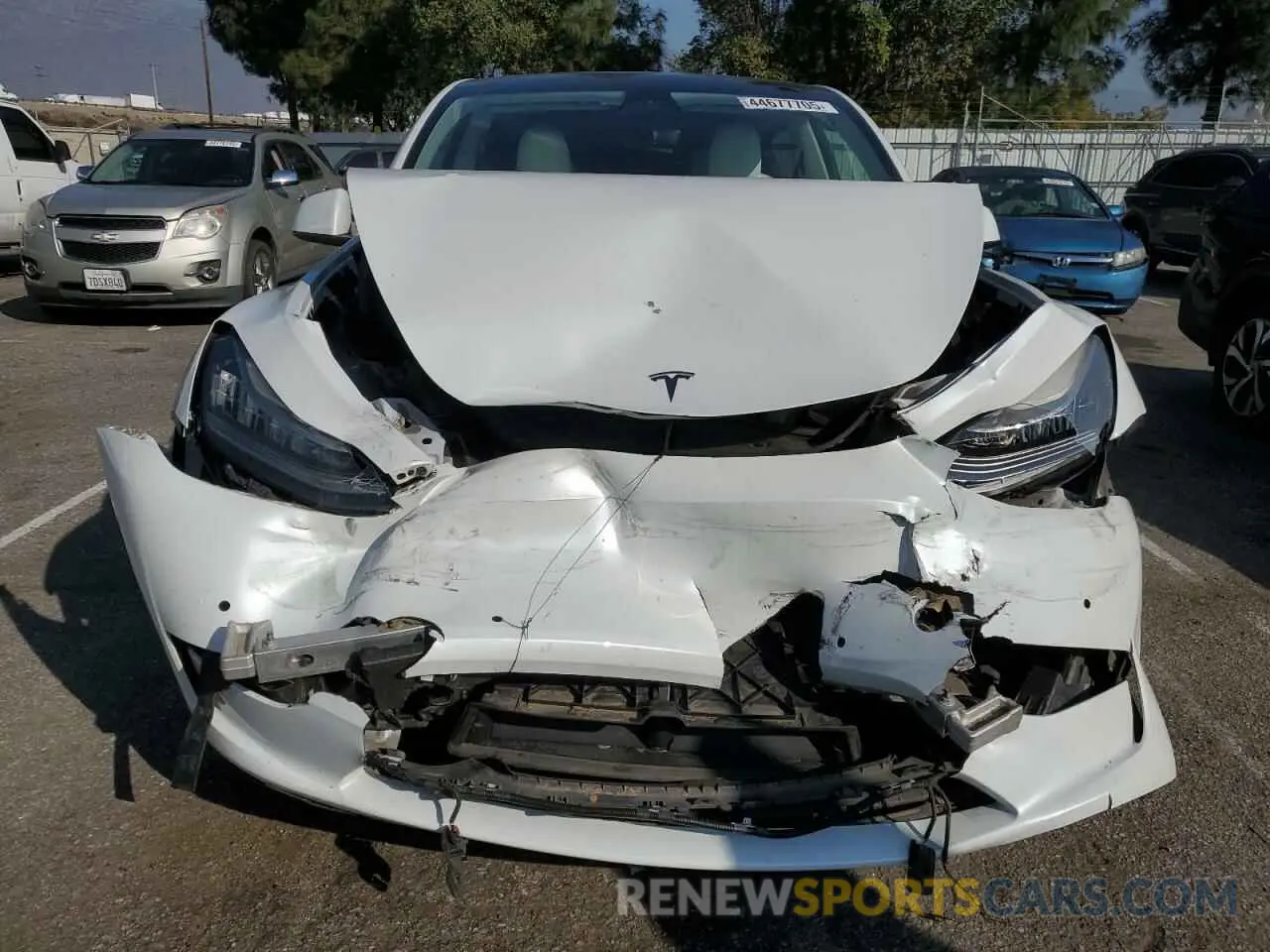 5 Photograph of a damaged car 5YJYGAEEXMF151489 TESLA MODEL Y 2021