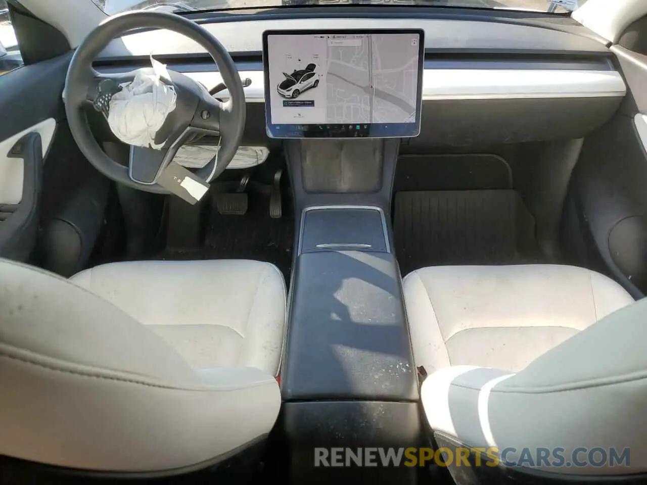 8 Photograph of a damaged car 5YJYGAEEXMF151489 TESLA MODEL Y 2021