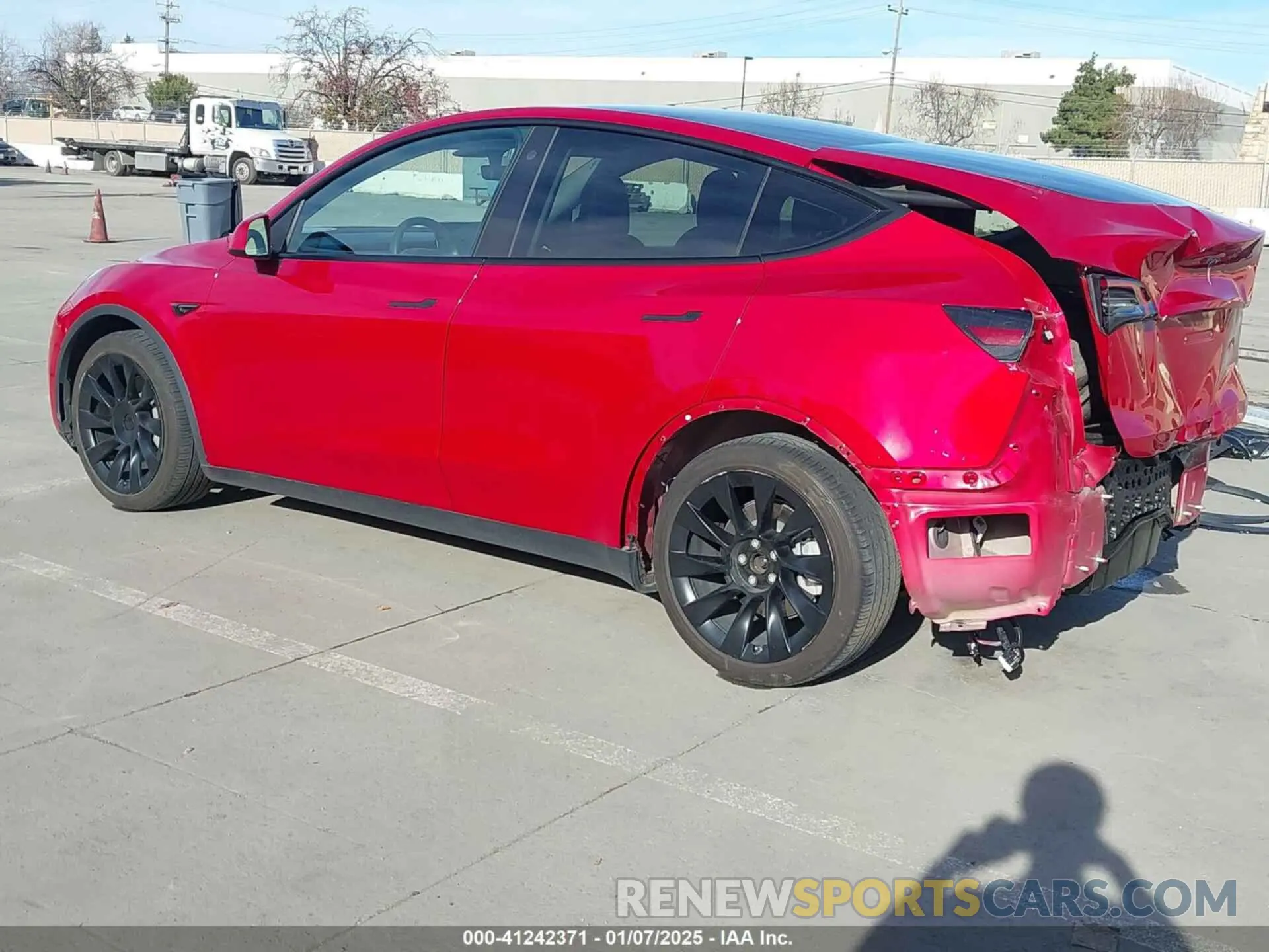 3 Фотография поврежденного автомобиля 5YJYGAEEXMF159446 TESLA MODEL Y 2021