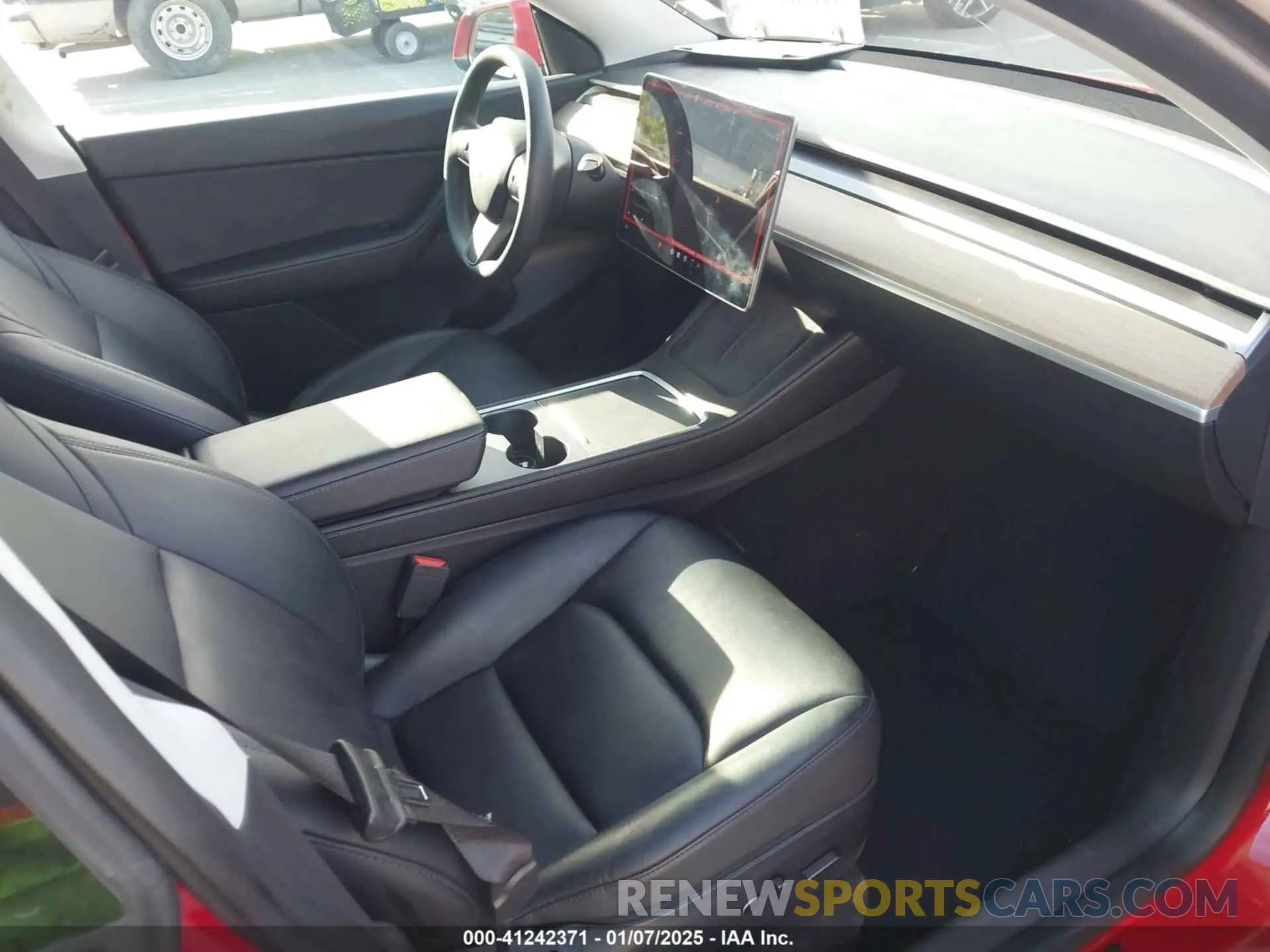 5 Фотография поврежденного автомобиля 5YJYGAEEXMF159446 TESLA MODEL Y 2021