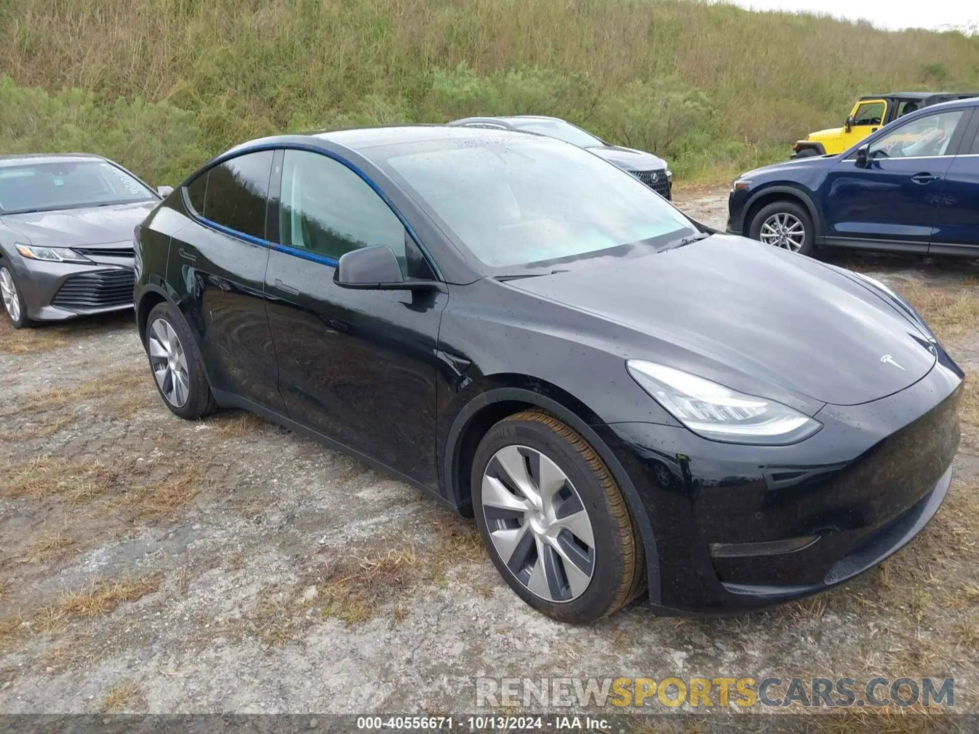 1 Photograph of a damaged car 5YJYGAEEXMF188106 TESLA MODEL Y 2021