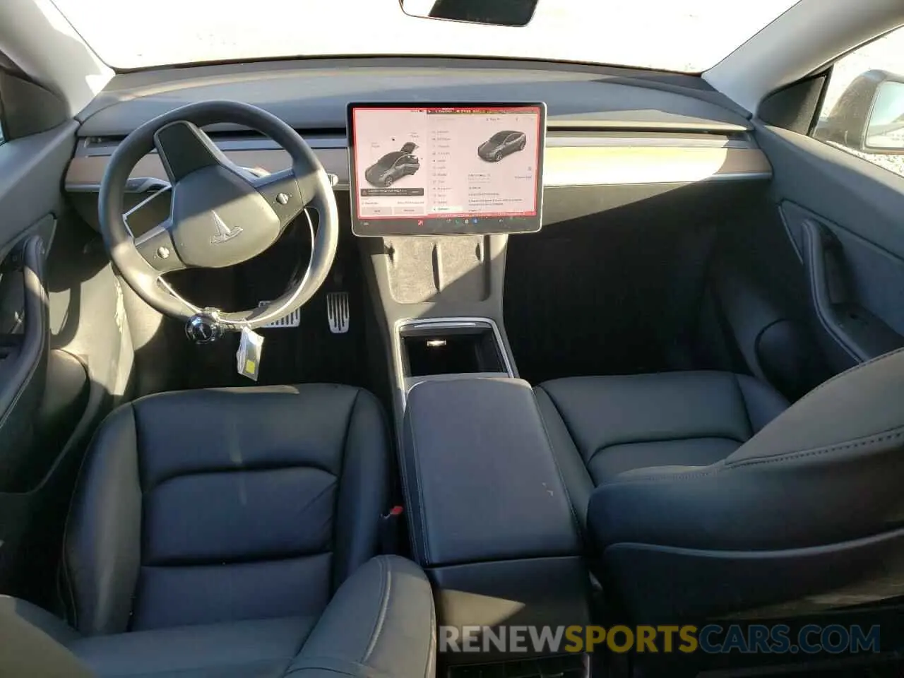 8 Photograph of a damaged car 5YJYGAEEXMF230158 TESLA MODEL Y 2021