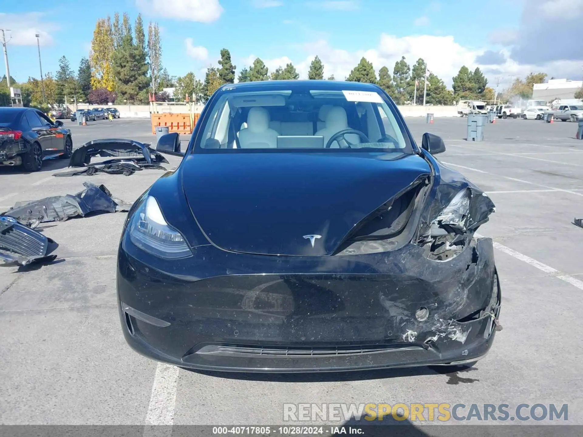 12 Фотография поврежденного автомобиля 5YJYGAEEXMF244190 TESLA MODEL Y 2021