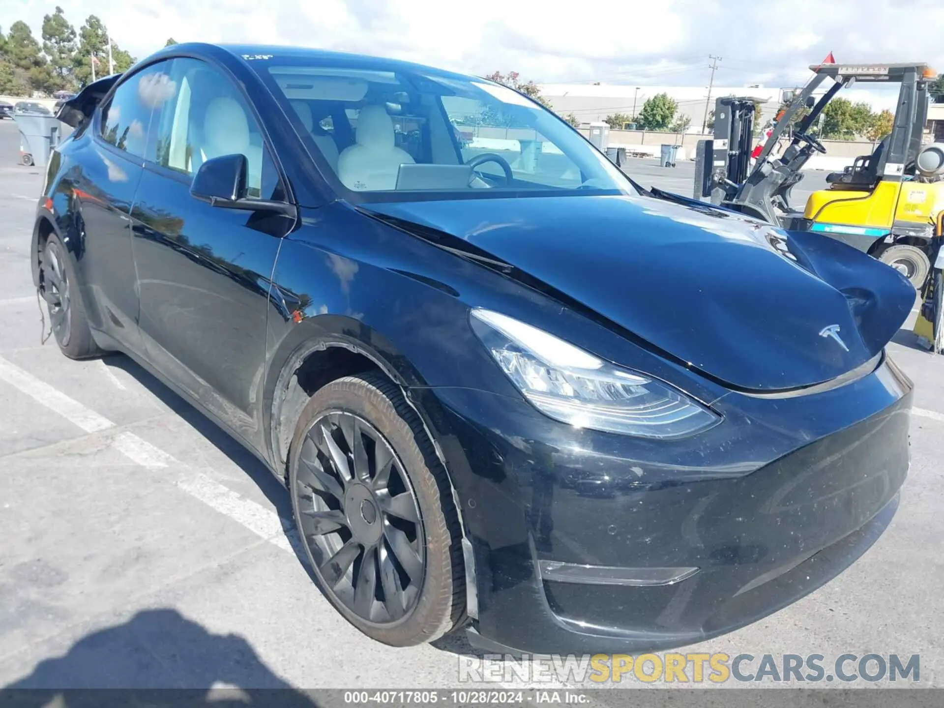 21 Фотография поврежденного автомобиля 5YJYGAEEXMF244190 TESLA MODEL Y 2021