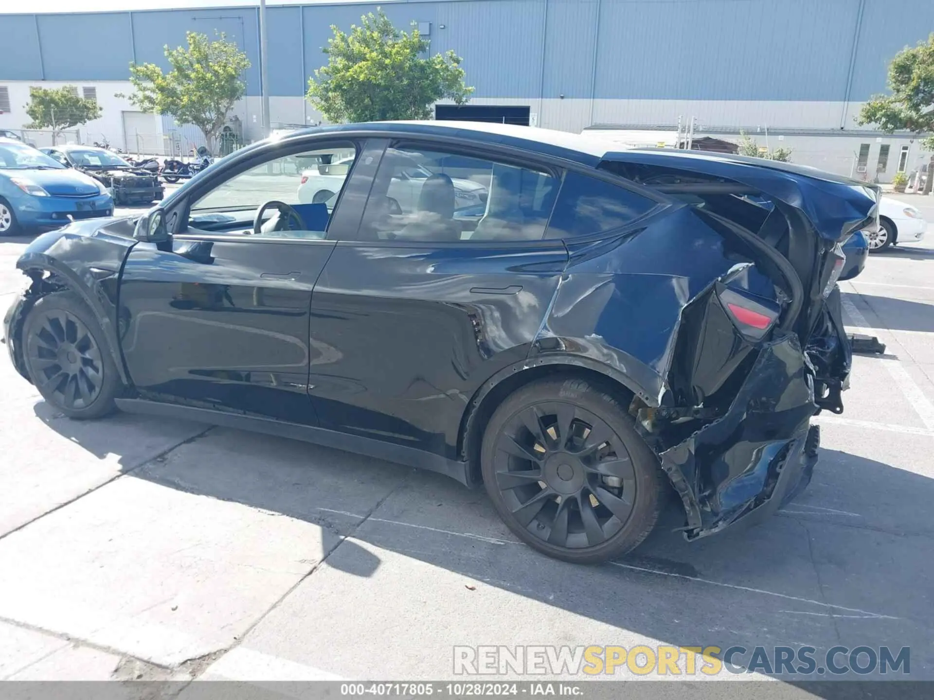 3 Фотография поврежденного автомобиля 5YJYGAEEXMF244190 TESLA MODEL Y 2021
