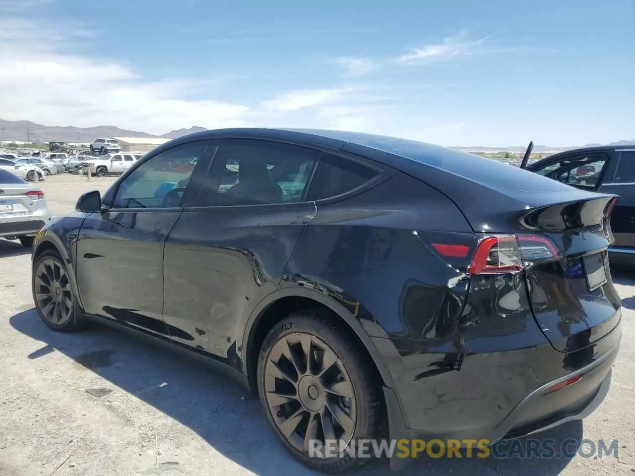 2 Фотография поврежденного автомобиля 5YJYGAEEXMF304033 TESLA MODEL Y 2021