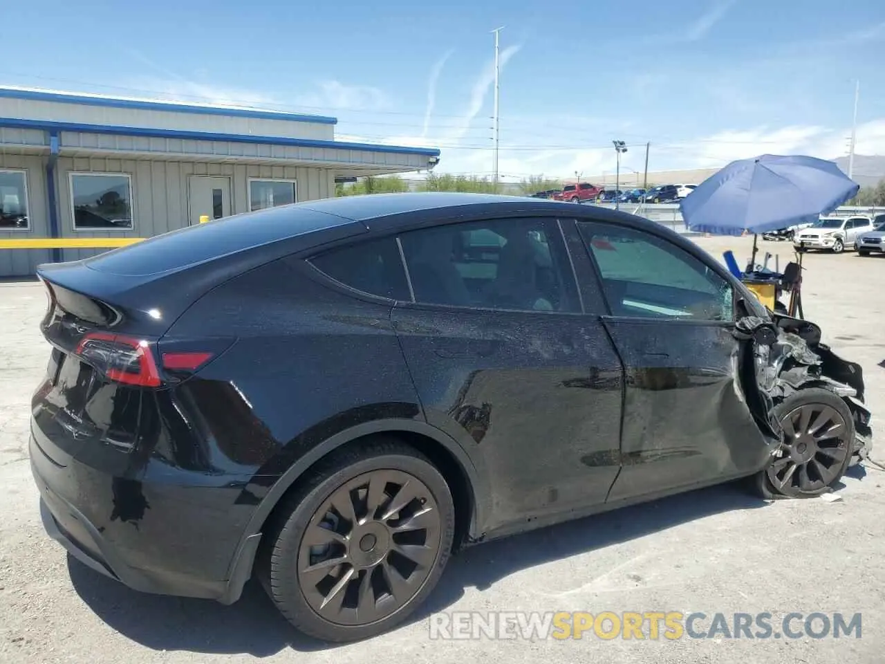 3 Фотография поврежденного автомобиля 5YJYGAEEXMF304033 TESLA MODEL Y 2021