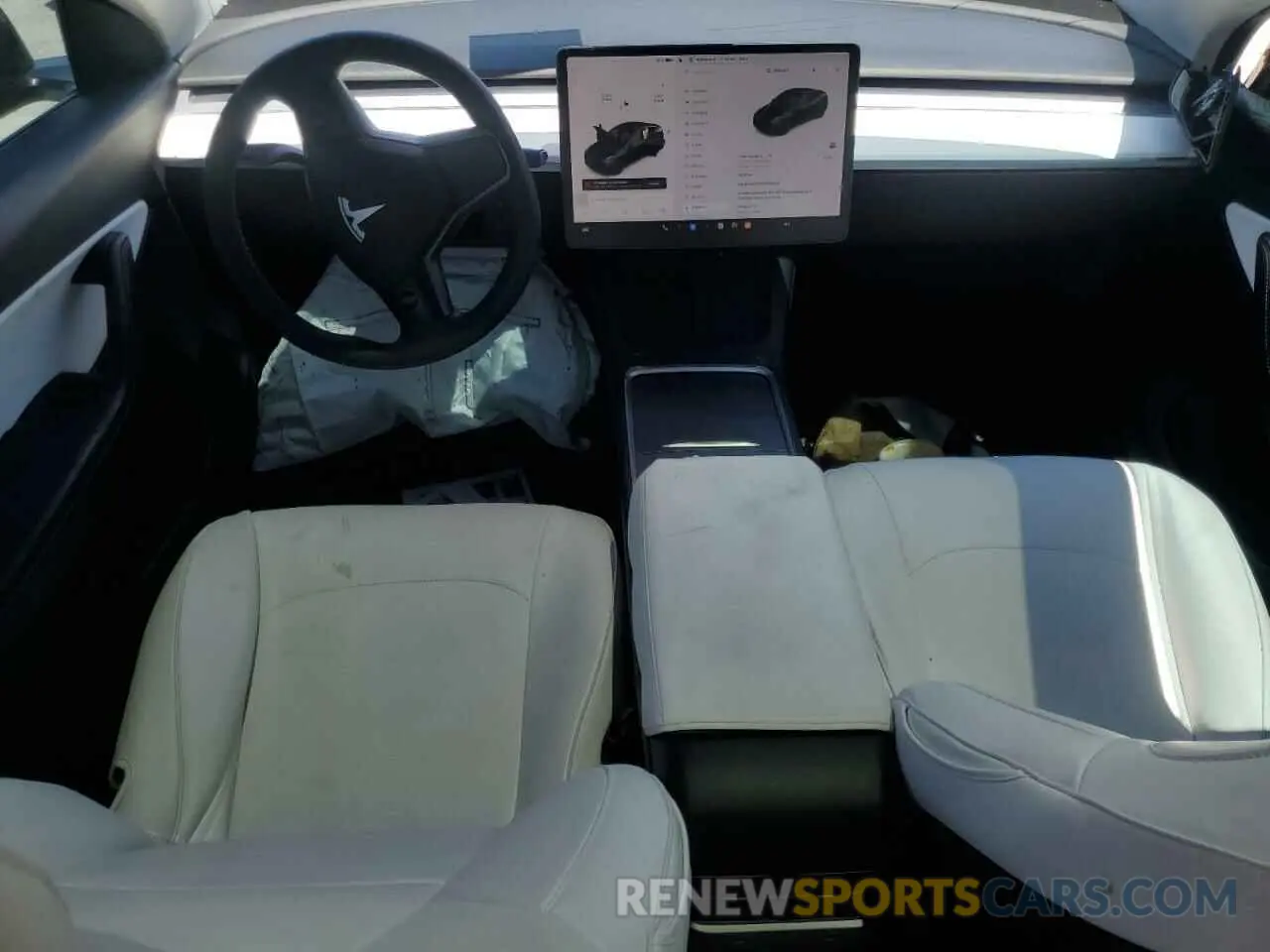 8 Фотография поврежденного автомобиля 5YJYGAEEXMF304033 TESLA MODEL Y 2021