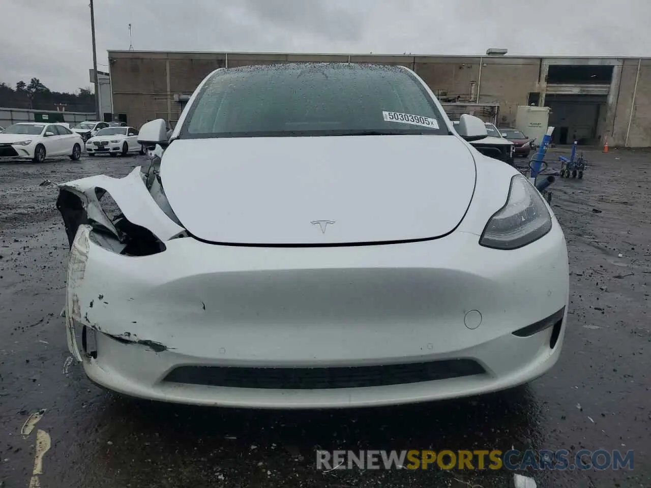 5 Фотография поврежденного автомобиля 5YJYGDED0MF125895 TESLA MODEL Y 2021