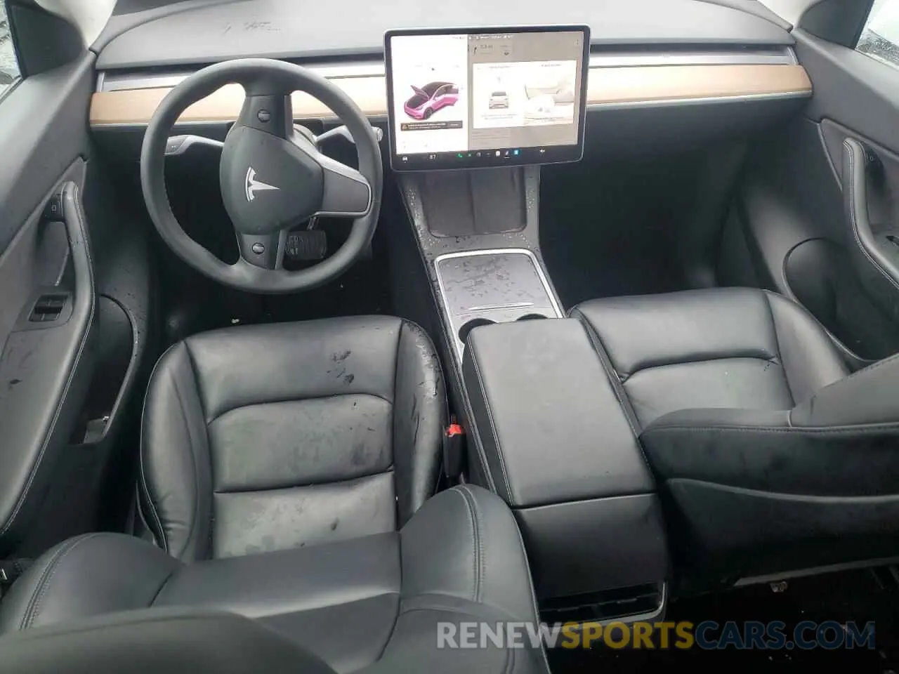 8 Фотография поврежденного автомобиля 5YJYGDED0MF125895 TESLA MODEL Y 2021