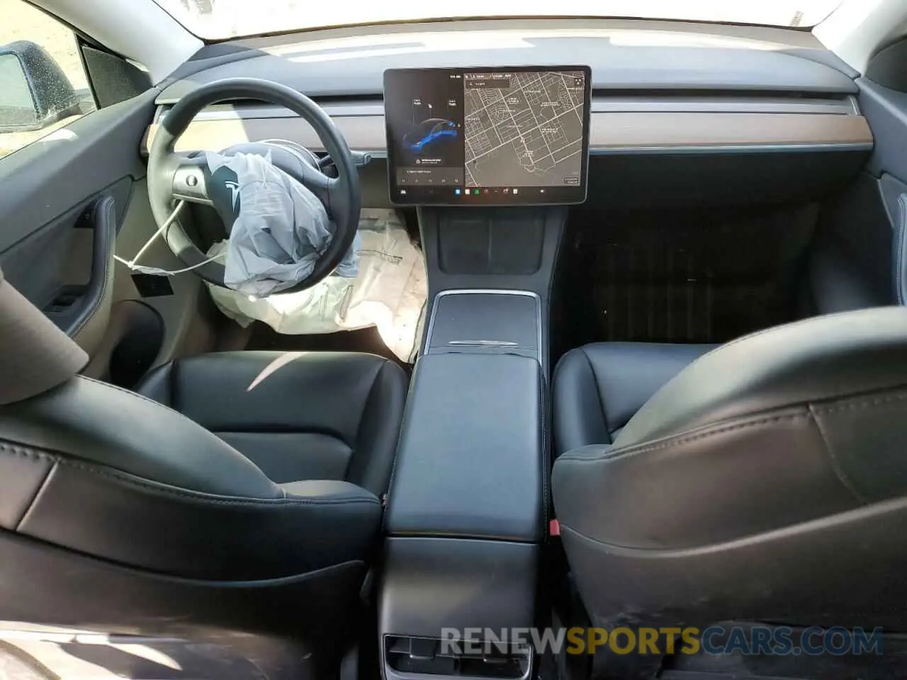 8 Photograph of a damaged car 5YJYGDED1MF124206 TESLA MODEL Y 2021