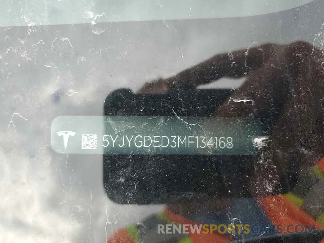 13 Фотография поврежденного автомобиля 5YJYGDED3MF134168 TESLA MODEL Y 2021