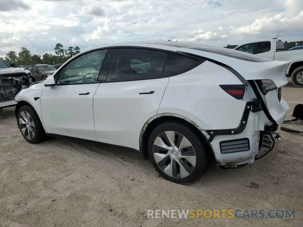 2 Фотография поврежденного автомобиля 5YJYGDED3MF134168 TESLA MODEL Y 2021