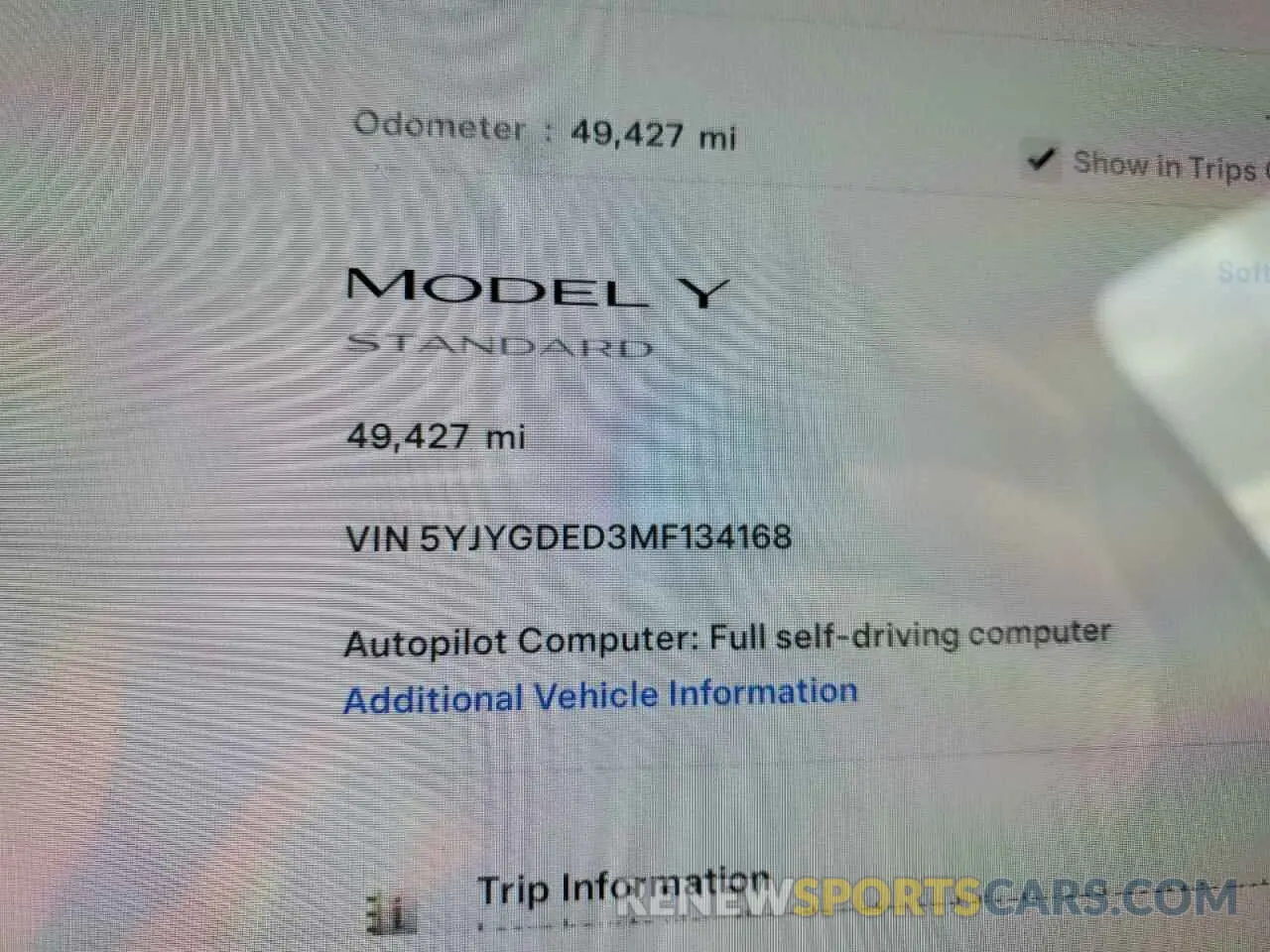9 Фотография поврежденного автомобиля 5YJYGDED3MF134168 TESLA MODEL Y 2021