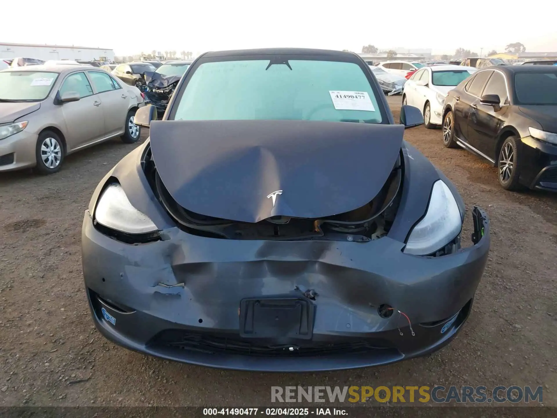 11 Фотография поврежденного автомобиля 5YJYGDED4MF121963 TESLA MODEL Y 2021