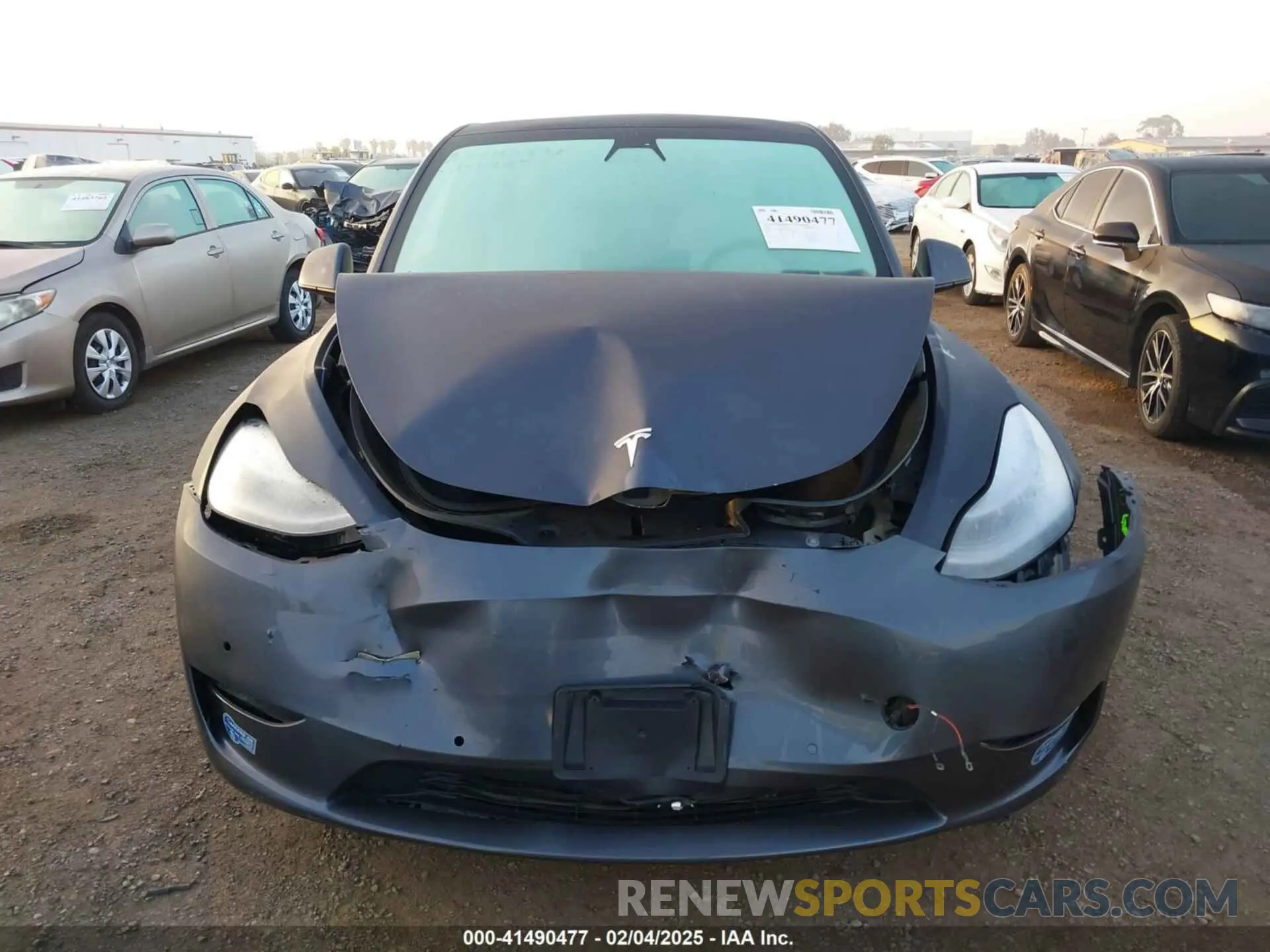 6 Фотография поврежденного автомобиля 5YJYGDED4MF121963 TESLA MODEL Y 2021