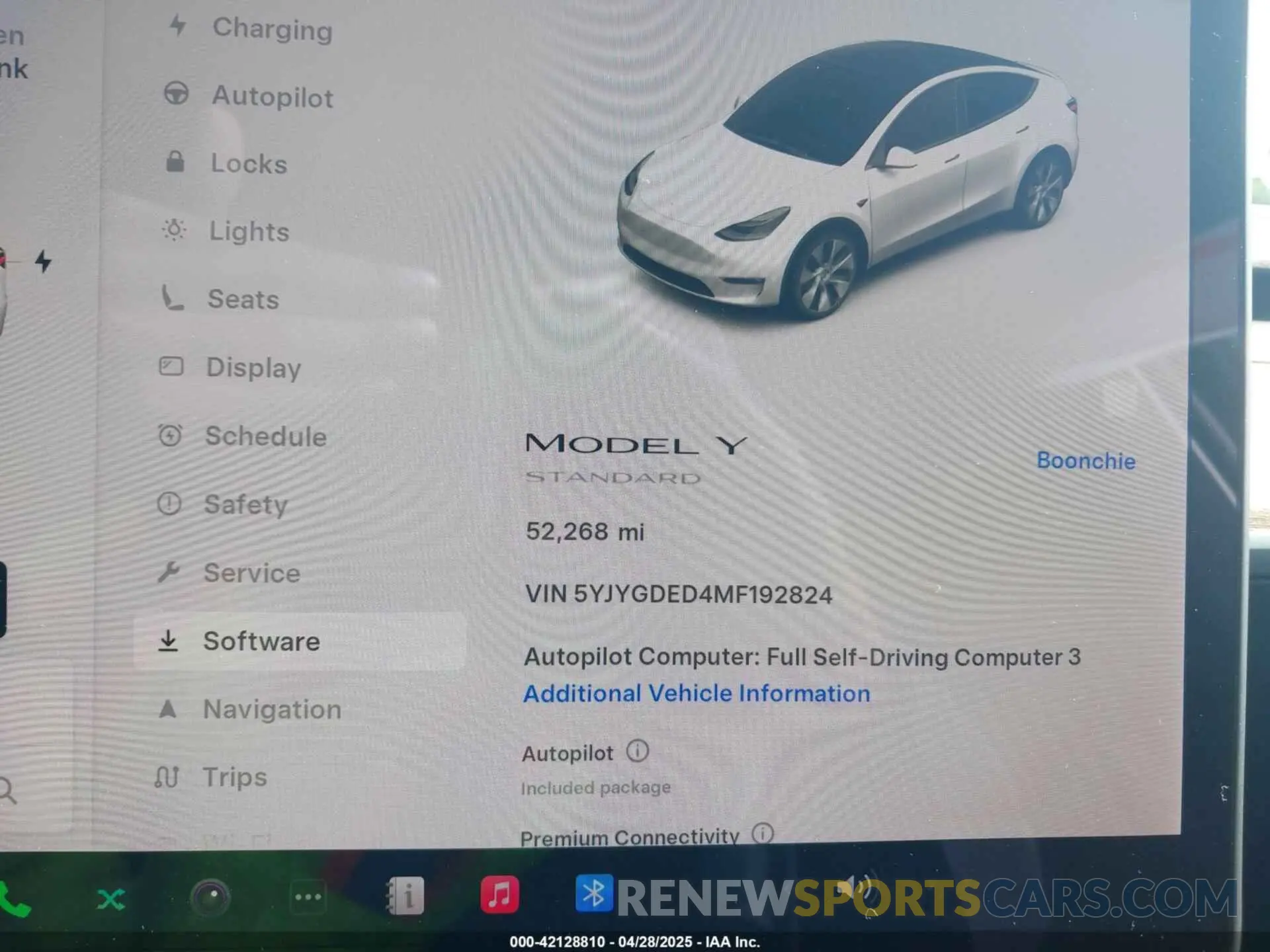 15 Фотография поврежденного автомобиля 5YJYGDED4MF192824 TESLA MODEL Y 2021