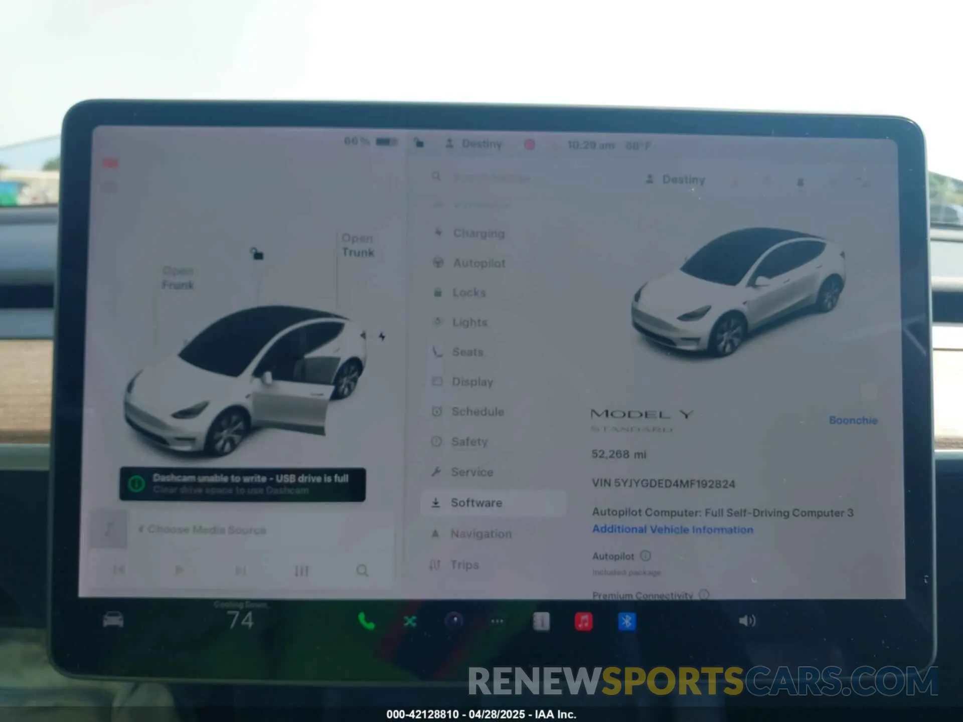 18 Фотография поврежденного автомобиля 5YJYGDED4MF192824 TESLA MODEL Y 2021