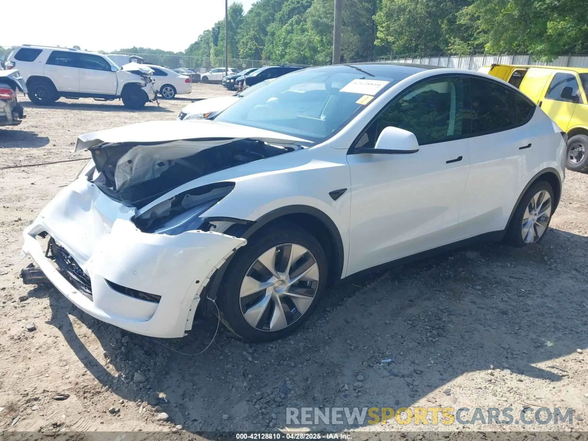 2 Фотография поврежденного автомобиля 5YJYGDED4MF192824 TESLA MODEL Y 2021