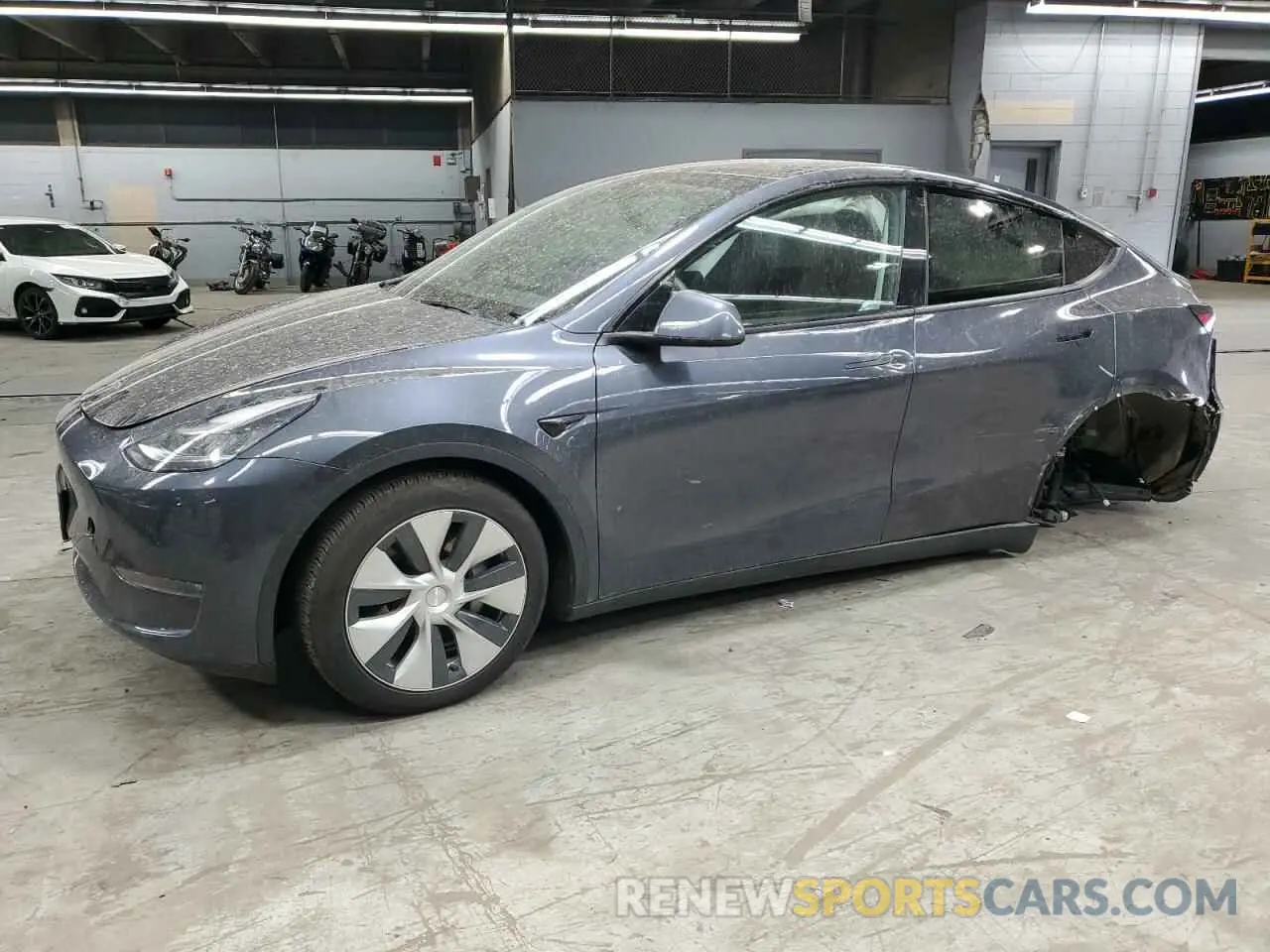 1 Фотография поврежденного автомобиля 5YJYGDED5MF107781 TESLA MODEL Y 2021