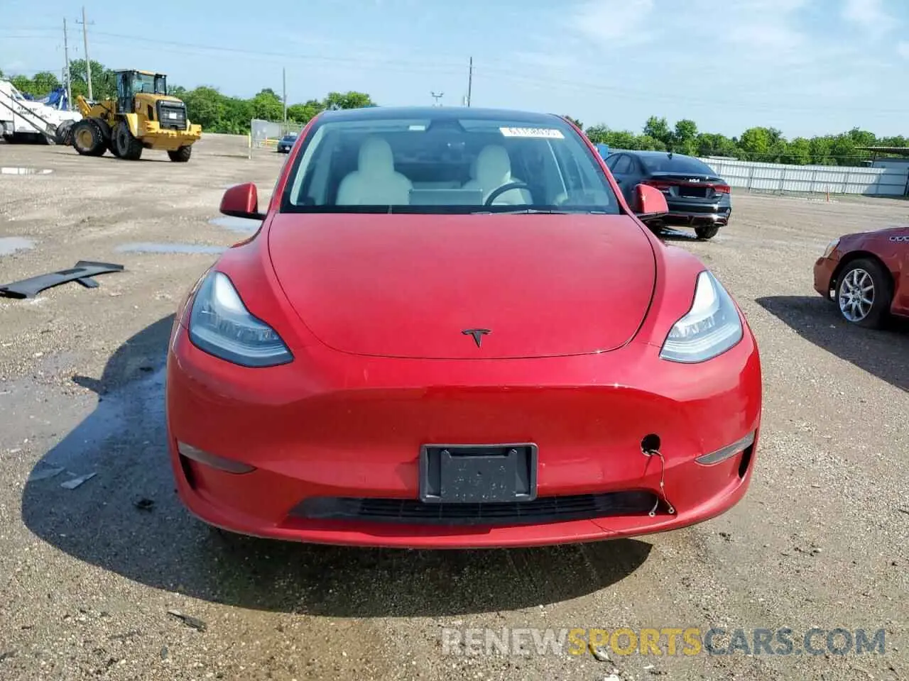 5 Photograph of a damaged car 5YJYGDED5MF123334 TESLA MODEL Y 2021