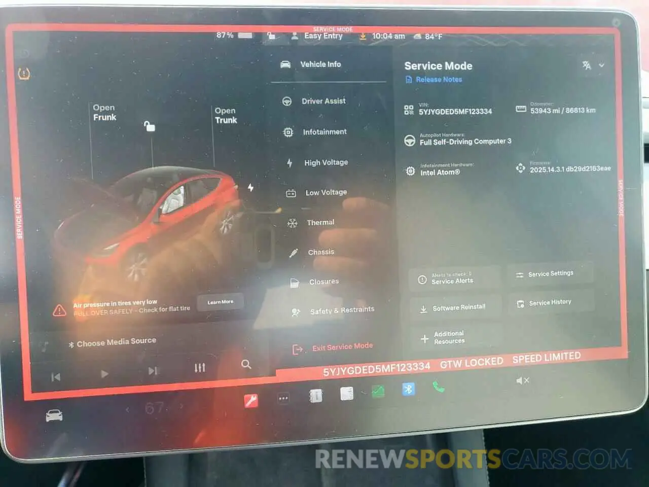 9 Photograph of a damaged car 5YJYGDED5MF123334 TESLA MODEL Y 2021