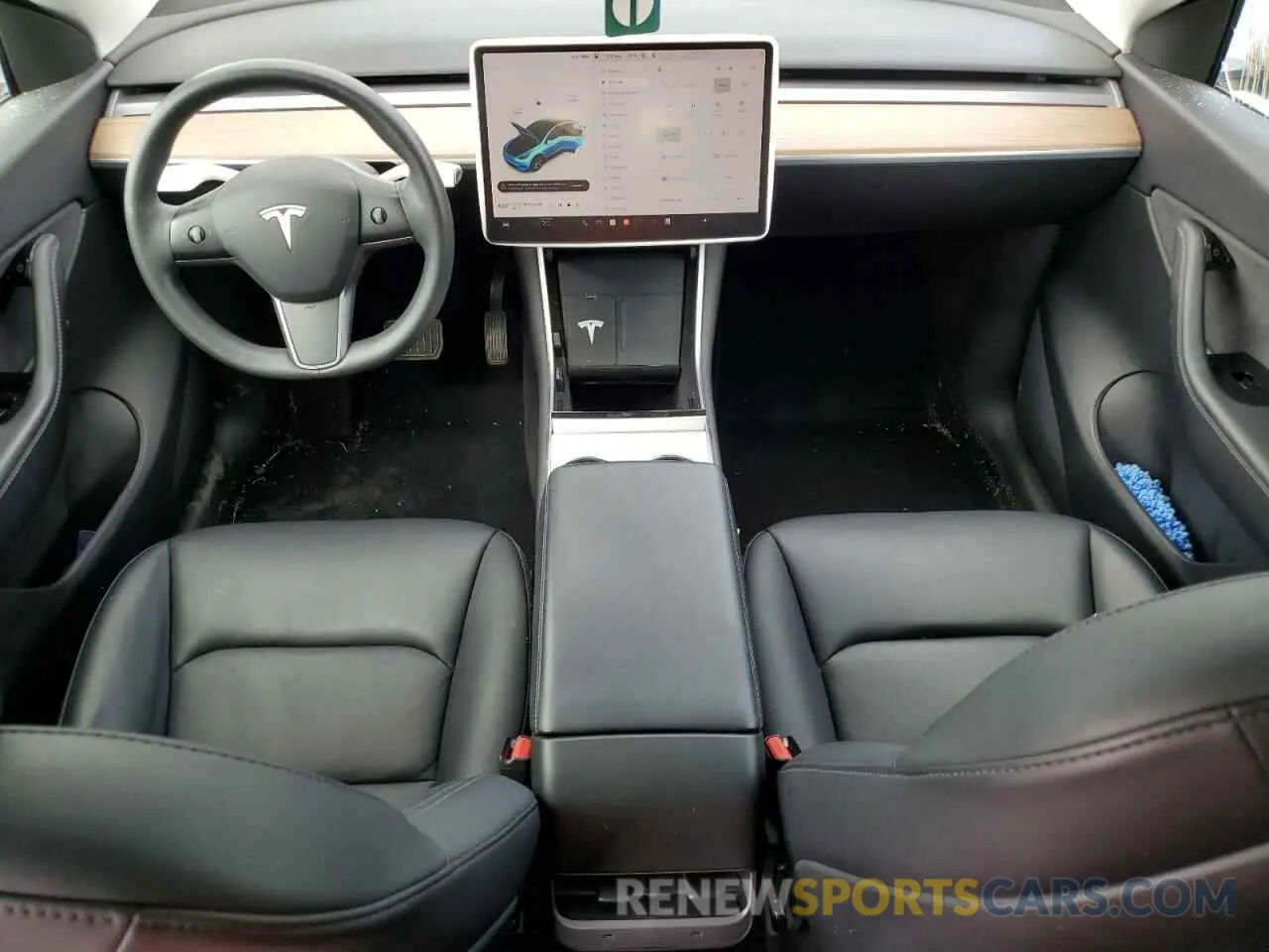 8 Photograph of a damaged car 5YJYGDED6MF105621 TESLA MODEL Y 2021