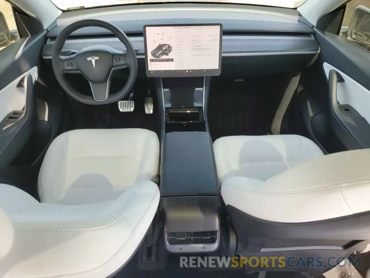 8 Photograph of a damaged car 5YJYGDED6MF110558 TESLA MODEL Y 2021