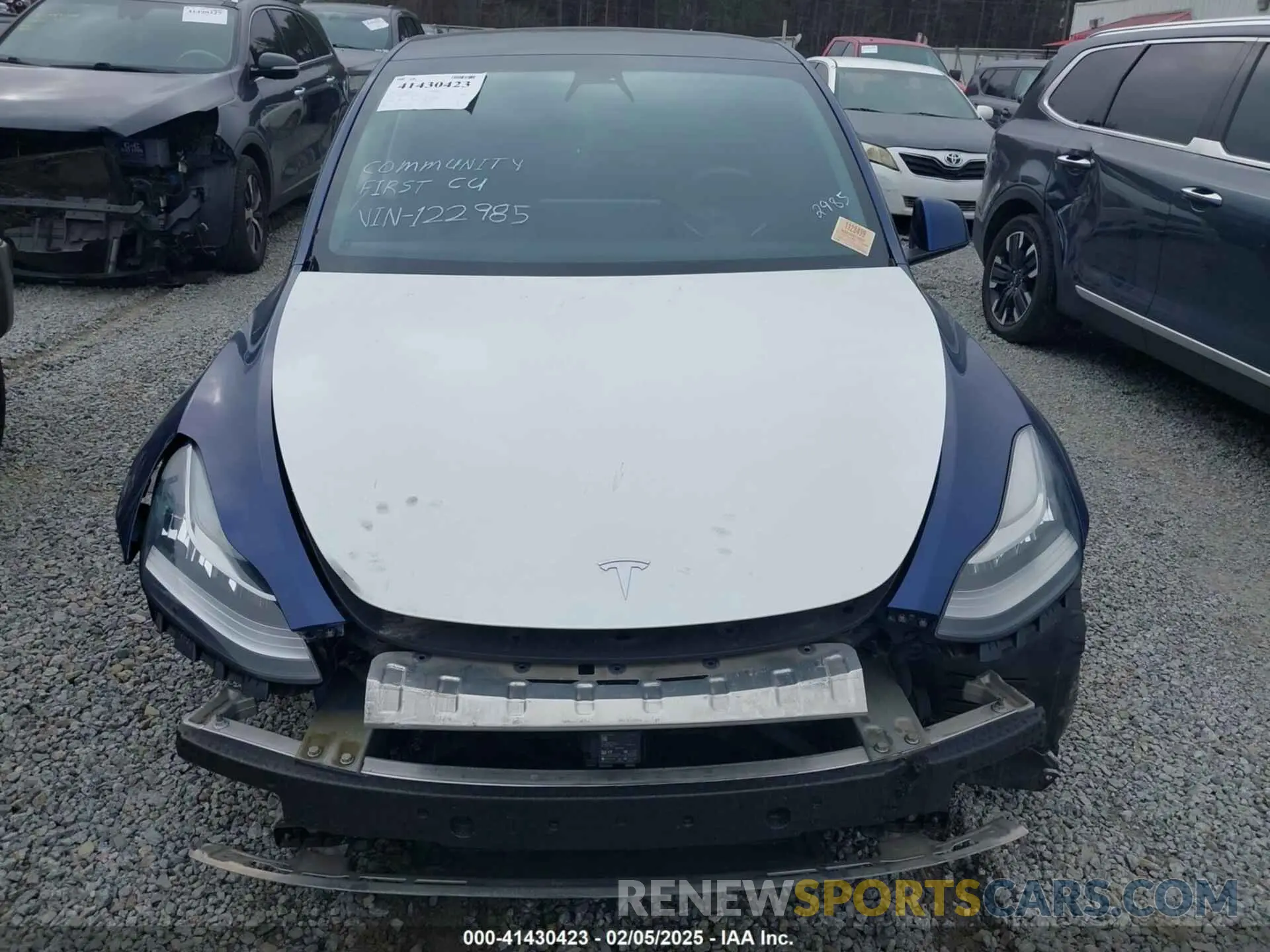 11 Фотография поврежденного автомобиля 5YJYGDED8MF122985 TESLA MODEL Y 2021