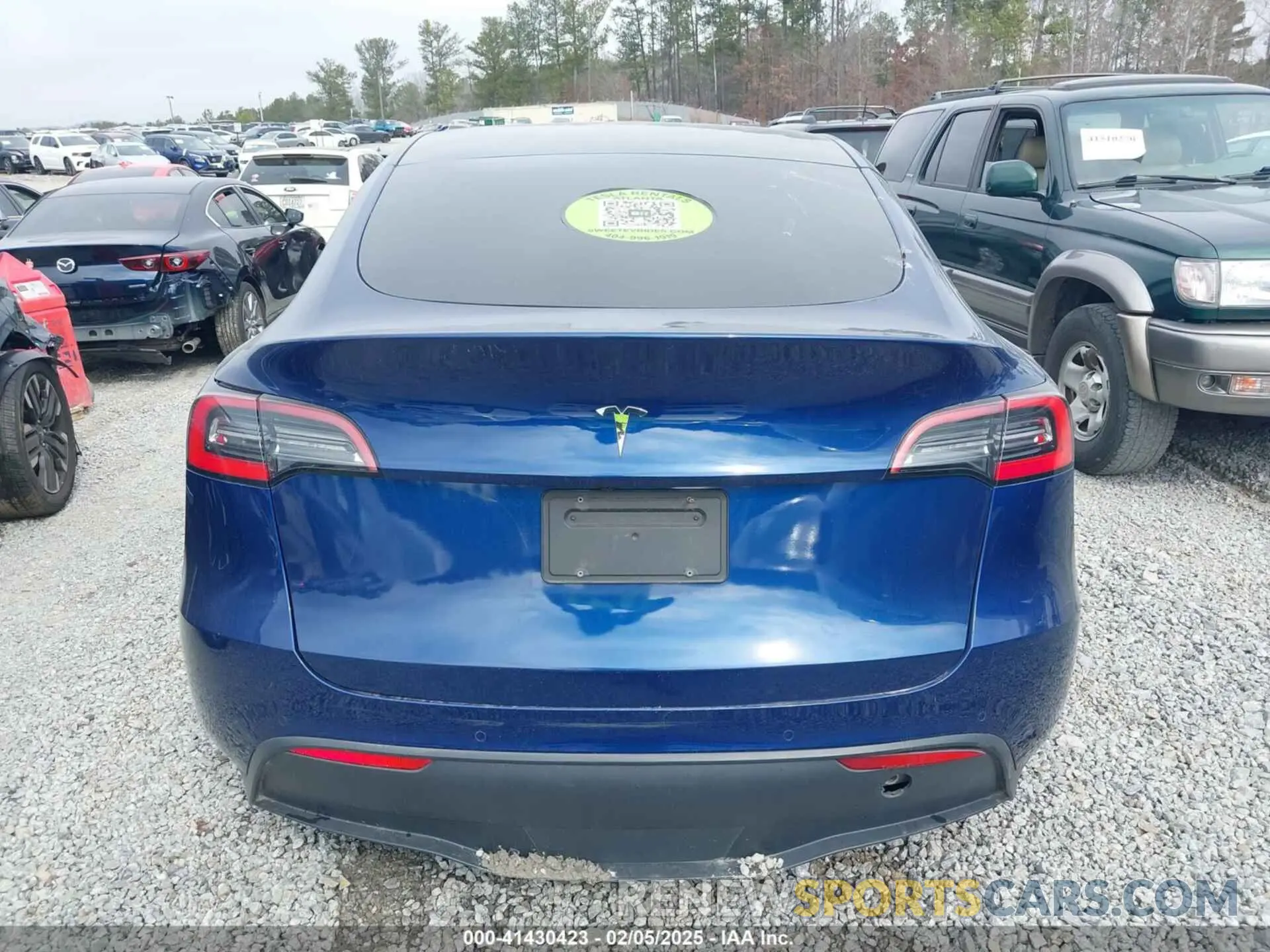 15 Фотография поврежденного автомобиля 5YJYGDED8MF122985 TESLA MODEL Y 2021